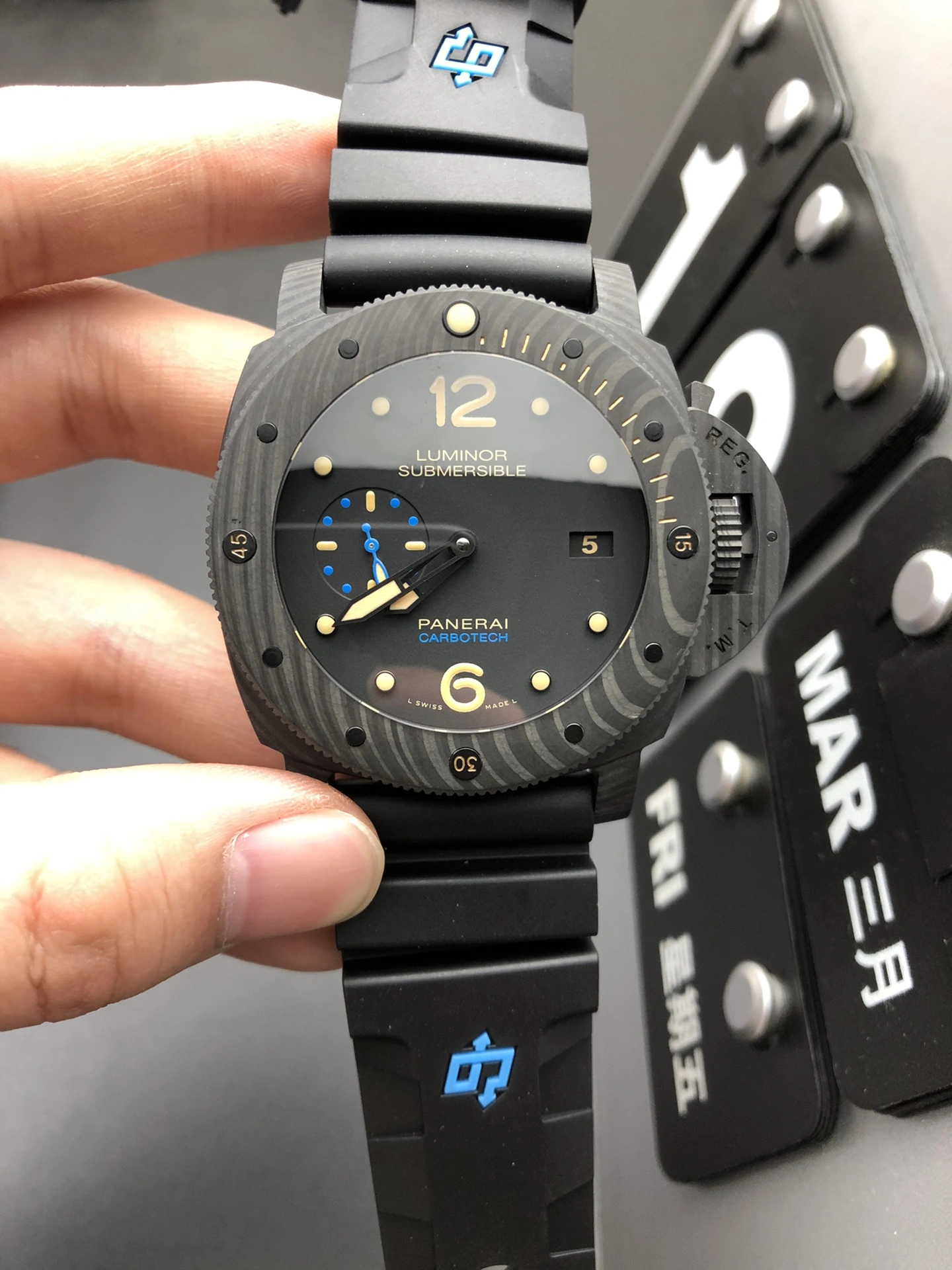 Minimalist CBD Factory Panerai Submersible 1950 Carbotech 47mm PAM00616 1:1 Super Clone – DDP.9000 Movement 399